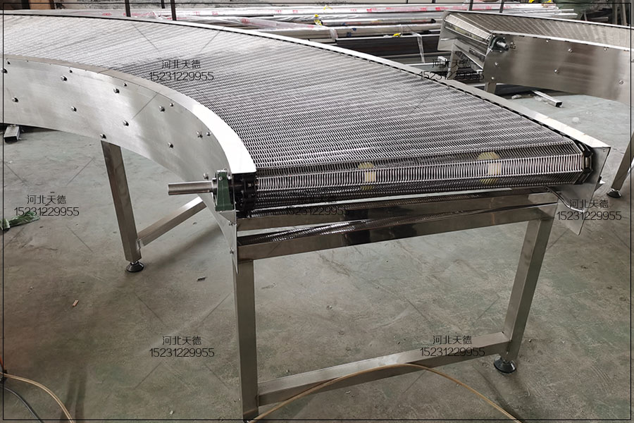 網(wǎng)帶轉彎輸送機